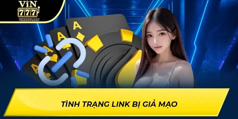 Tình trạng link bị giả mạo